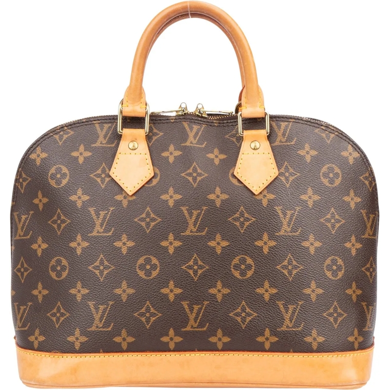 Louis Vuitton Tote Louis Vuitton Canvas Monogram Alma PM Handbag braun