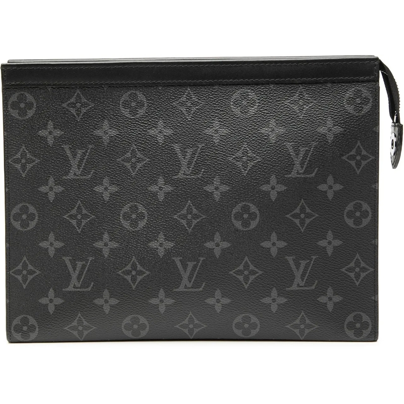 Louis Vuitton Clutch Monogram Eclipse Pochette Voyage MM schwarz