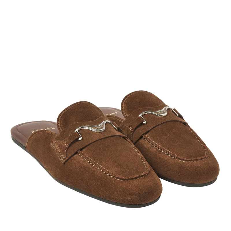 Nubikk Mules Joan Mule (L) Brown Suede(Image 2)
