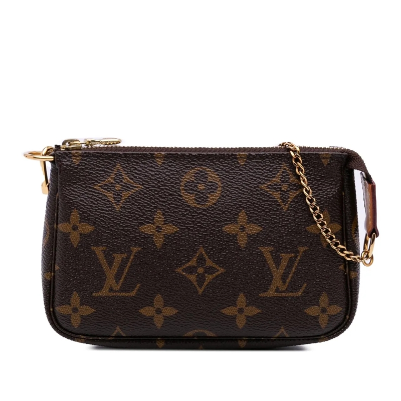 Louis Vuitton Tote Monogram Mini Pochette Accessoires braun