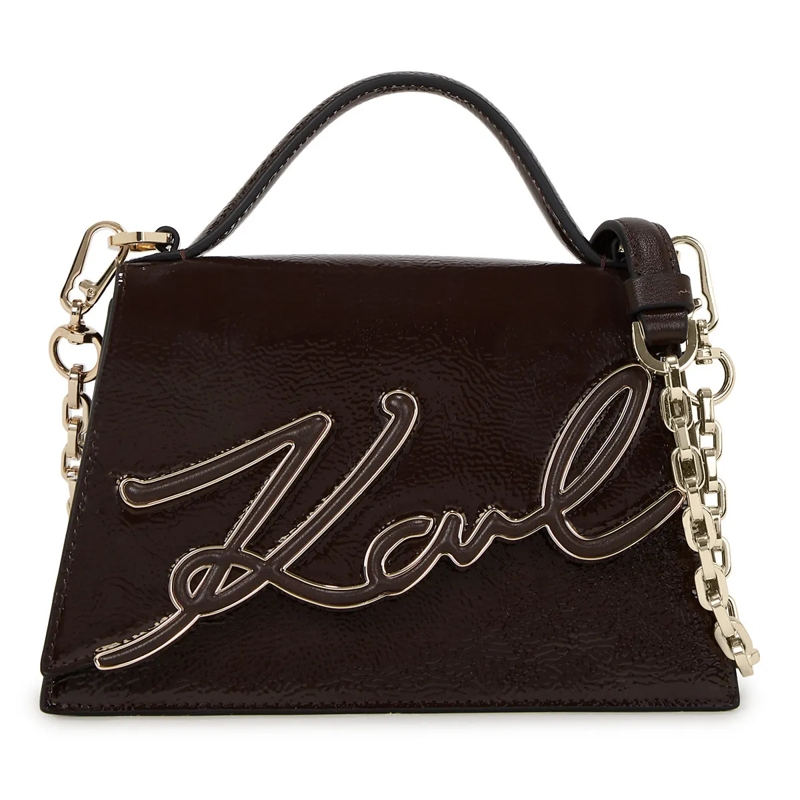 Karl Lagerfeld Crossbody Bag K/Signature kleine Umh�ngetasche braun