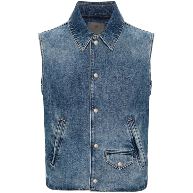 Givenchy Spijkerjasje Indigo Blue Denim Jacket Blue