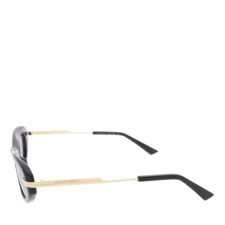 Bottega Veneta BV1368S-001 Black-Gold-Grey | Sunglasses