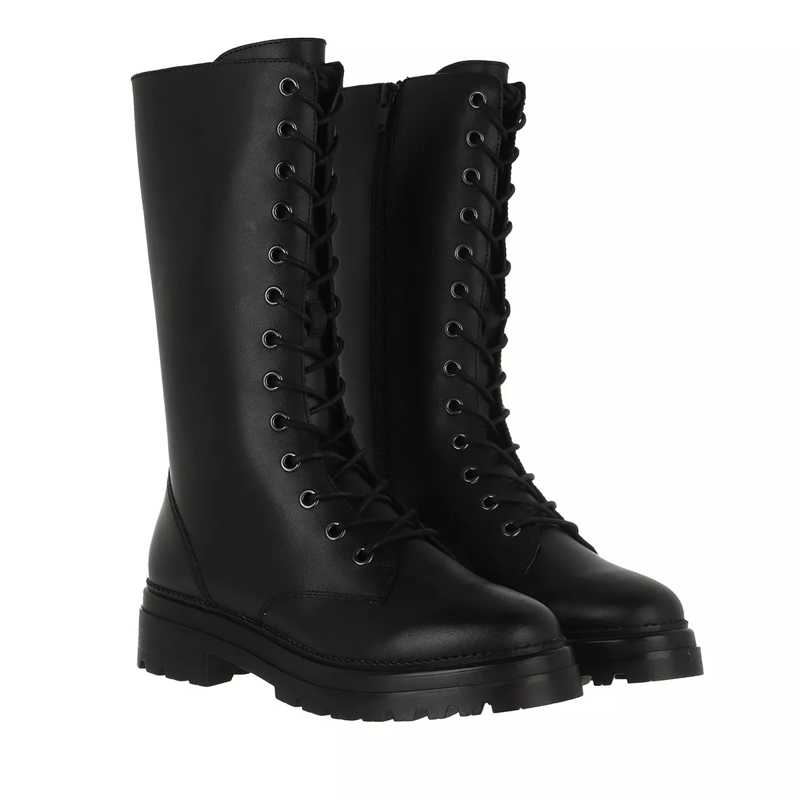 Steve Madden Biker Boots Neon Boot Black Multi