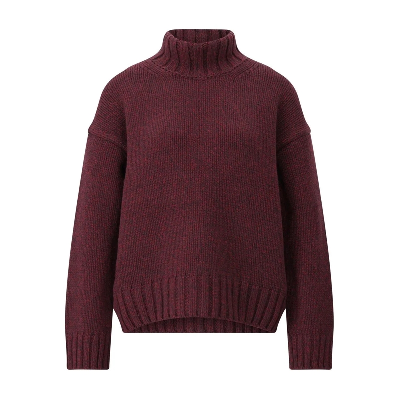 Closed Trui Oversized Pullover Dunkelrot