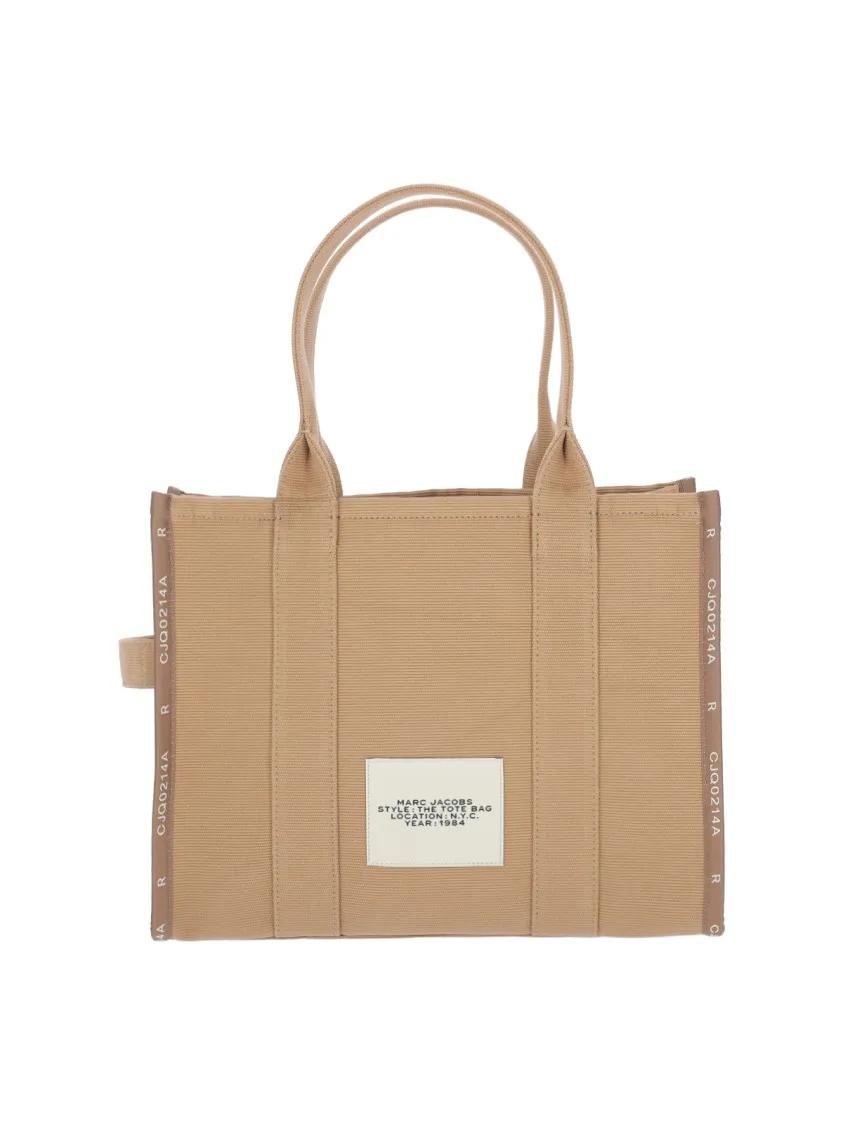 Marc Jacobs Shoppers & Totes Large Tote Bag "The Jacquard Tote" – Brown in bruin
