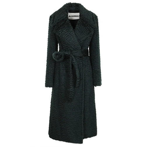 Jil Sander Übergangsmäntel Coat 48 - Soft Mohair Coat Green