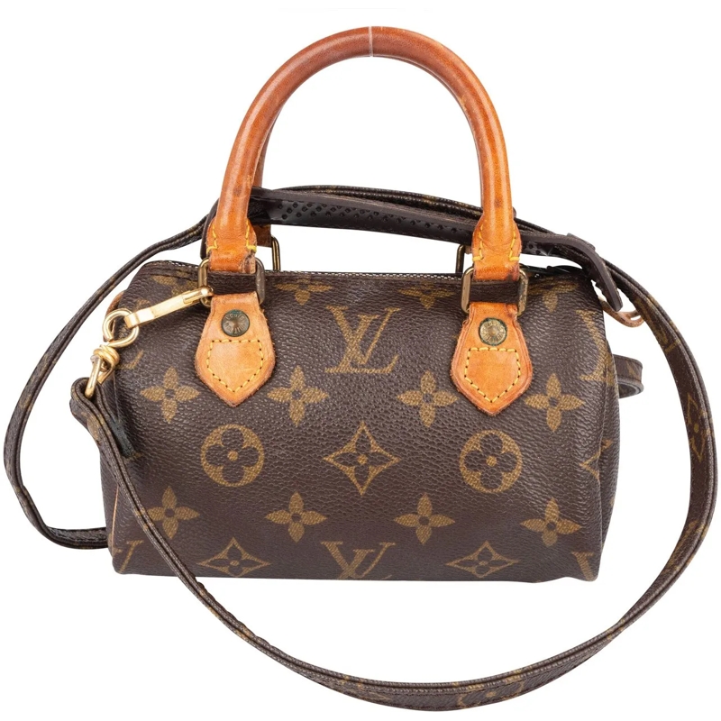 Louis Vuitton Tote Louis Vuitton Monogram Canvas Mini Speedy Handbag braun
