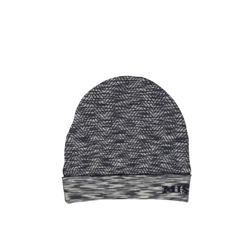 Missoni Hoed Ribbed Detail Wool Hat Grey