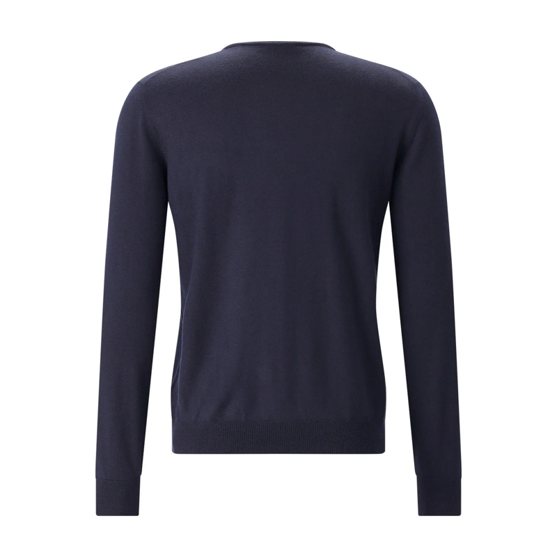 Gran Sasso Pull Pullover Paricollo aus Schurwolle schwarz(Image 4)