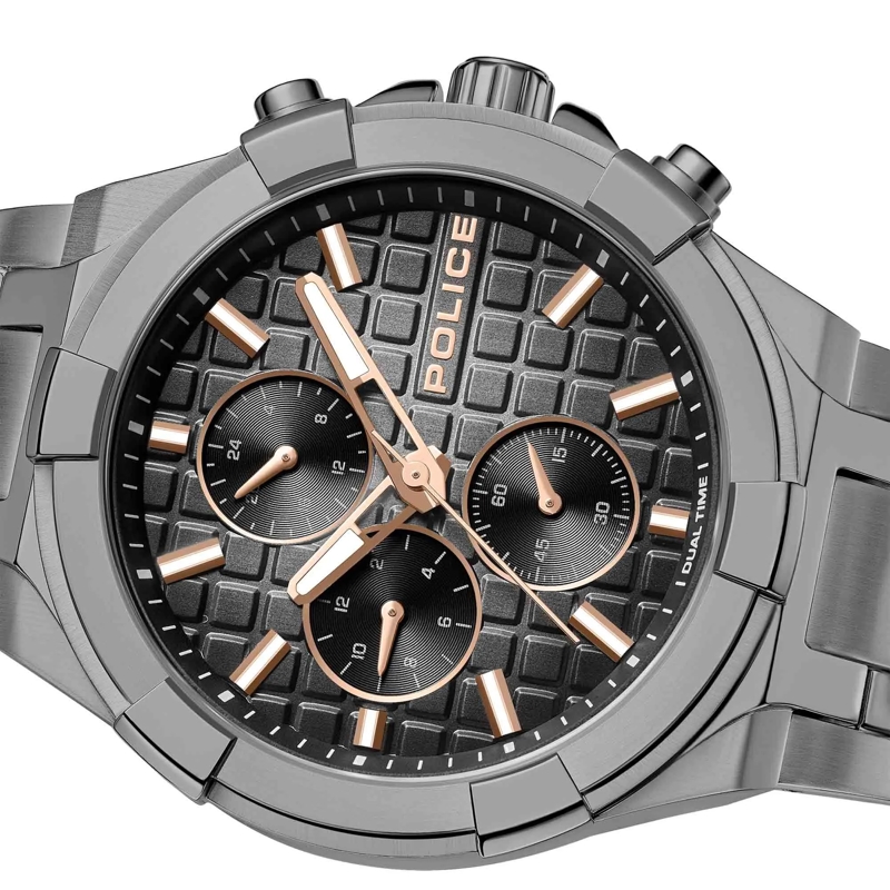 Police Automatikuhr Quarzuhr Guardian dunkel-grau(Image 3)