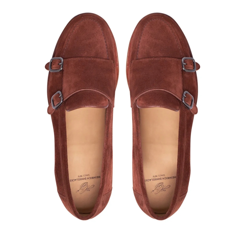 Heinrich Dinkelacker Loafer Loafer Wien Double Monk V mittel-braun(Image 4)