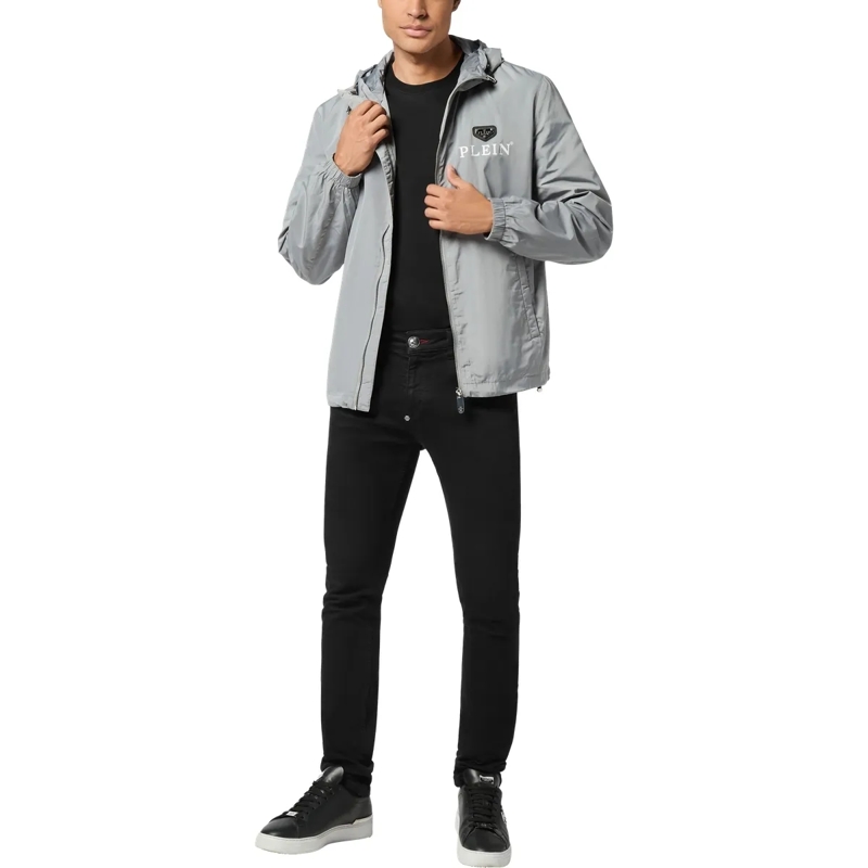 Philipp Plein Daunenjacke Windbreaker grau(Image 4)