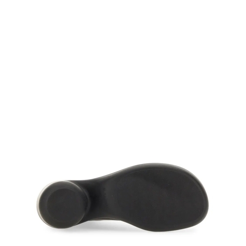 Jil Sander Stiefel Black Leather Boots With Round Toe Black (Image 4)