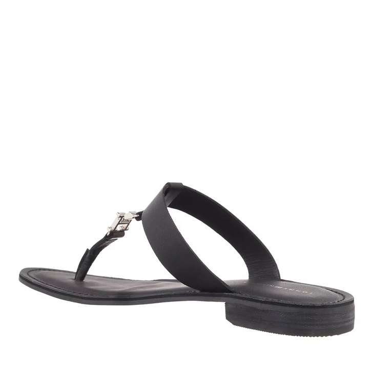 Tommy hilfiger hot sale black sandals