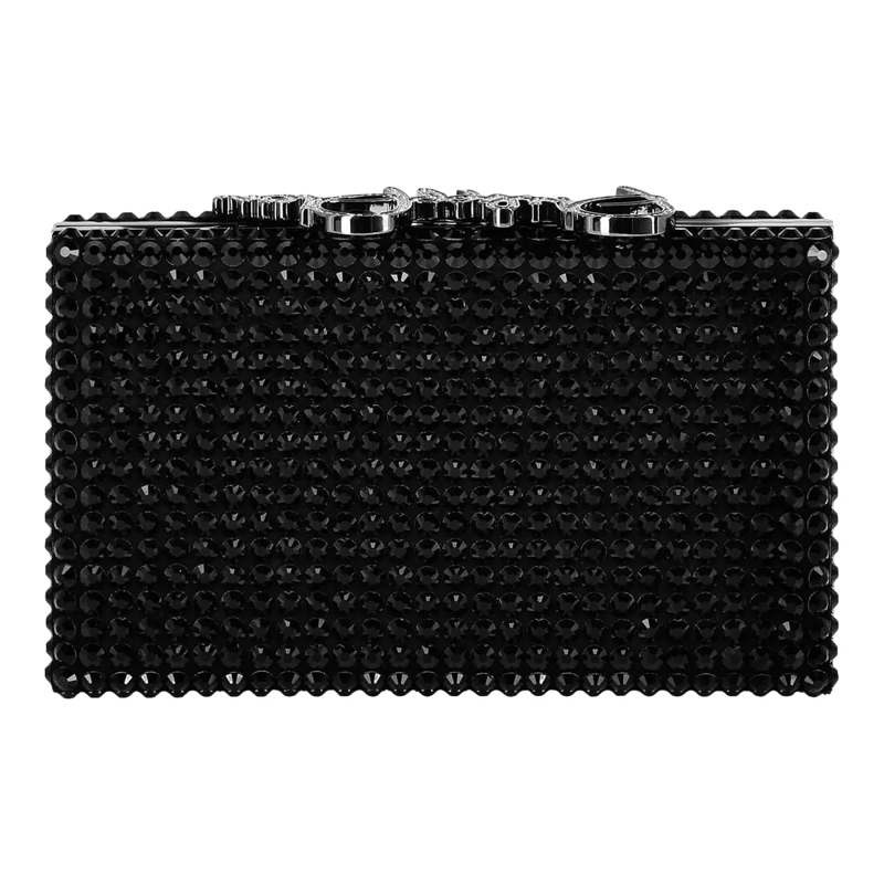 Philipp Plein Clutch Clutch Mit Schmucksteinen schwarz(Image 2)
