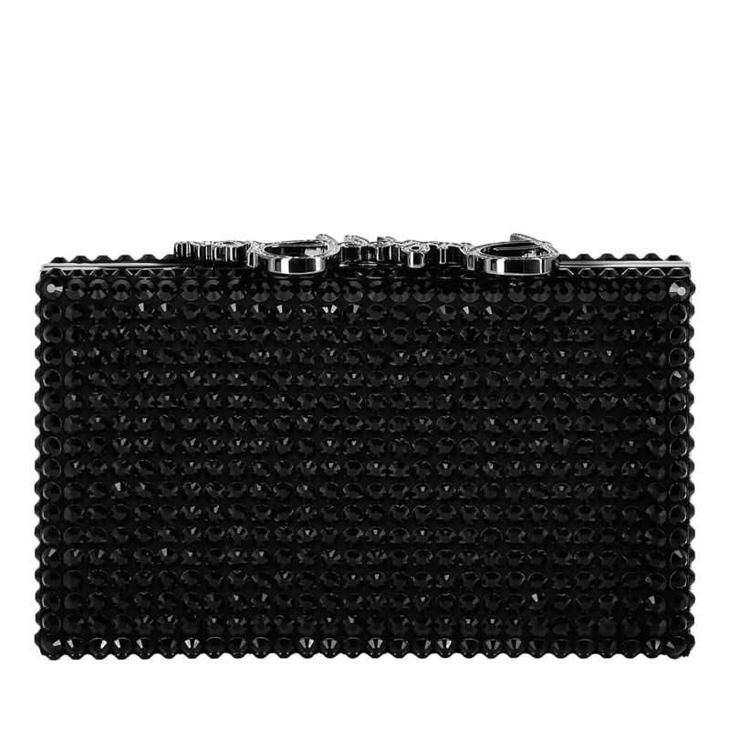 Philipp Plein Clutch Clutch Mit Schmucksteinen schwarz(Image 2)