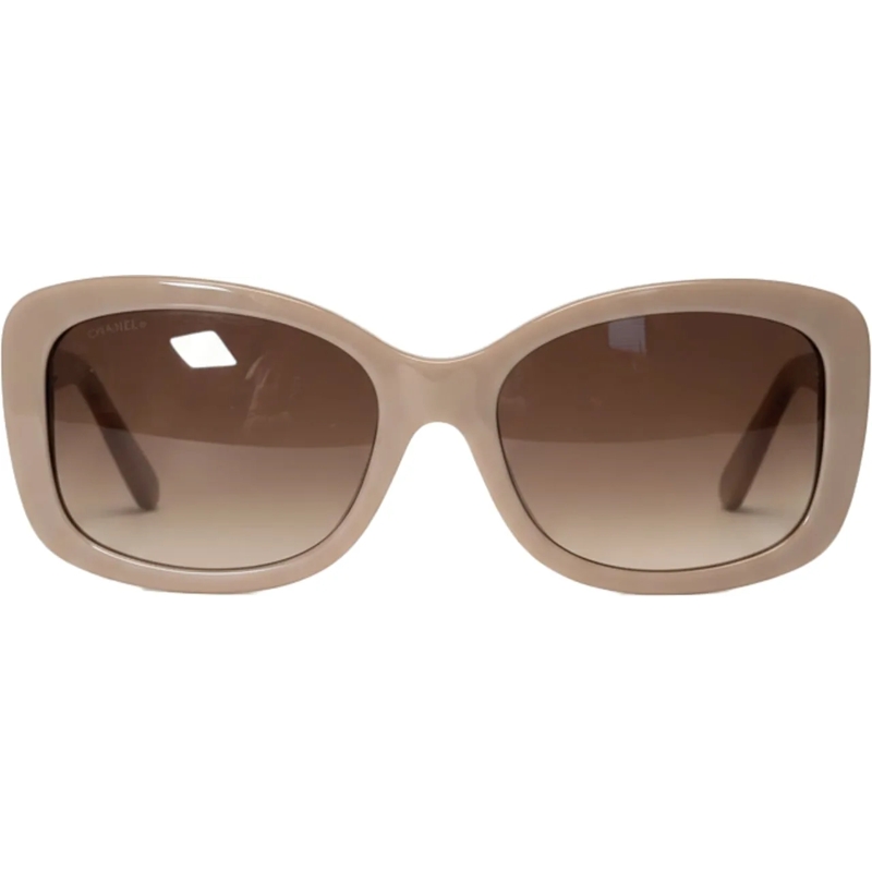 Chanel Sonnenbrille Chanel Acetate Square Frame Sunglasses 5322 Beige beige