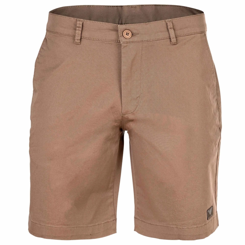 Emporio Armani Bermuda-Shorts SATIN LABEL braun