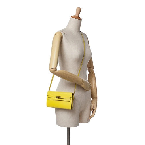 Hermès Kartenhalter 2020 Chevre Mysore Kelly To Go Wallet gelb (Image 10)