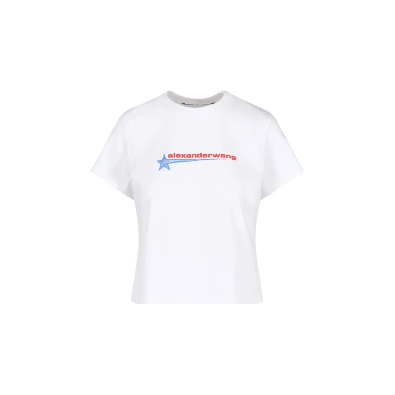 Alexander Wang T-Shirt Shrunken T-Shirt – White White