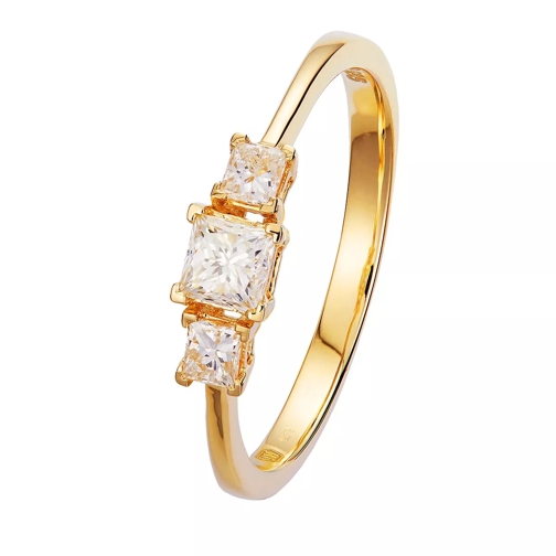 BELORO 0,46ct Diamond 14 KTRing Yellow Gold Diamond Ring
