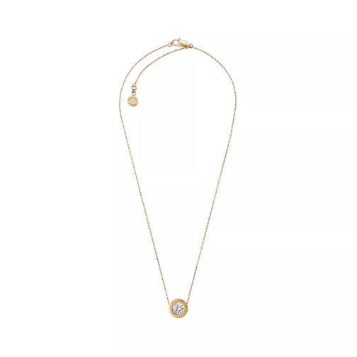 Michael Kors Ladies Brilliance Necklace Gold Mittellange Halskette