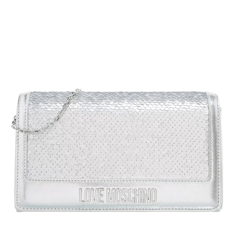Love Moschino Crossbody Bag Smart Daily Bag Silver