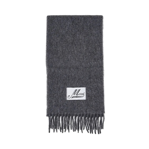 Marni Leichter Schal Brusched Alpaca Scarf Grey