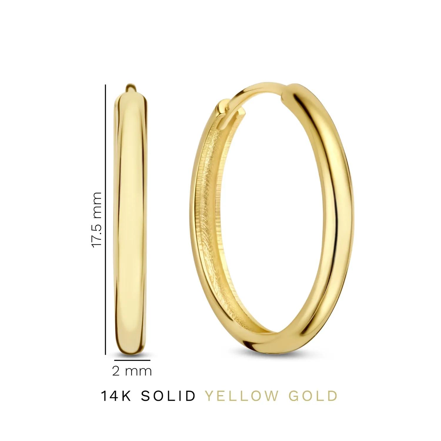 Thumbnail - Isabel Bernard Ohrringe - Rivoli Morgane 585 Gold Ohrringe - Gr. unisize - in Gold - für Damen