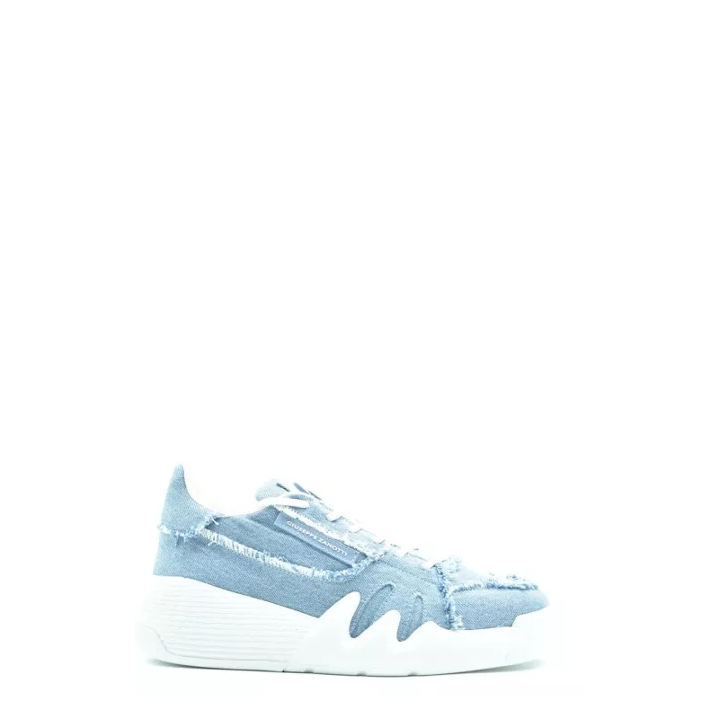 Giuseppe Zanotti Lage-top sneaker Blue Denim Sneakers Blue