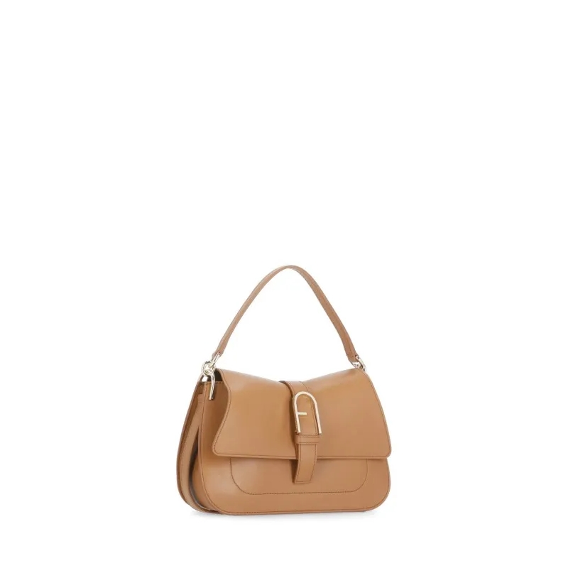 Furla Schultertasche Furla Flow M Top Handle Brandy(Image 6)