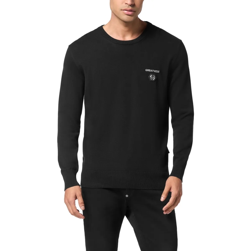 Philipp Plein  Pullover Rundhalsausschnitt Ls Love schwarz(Image 3)