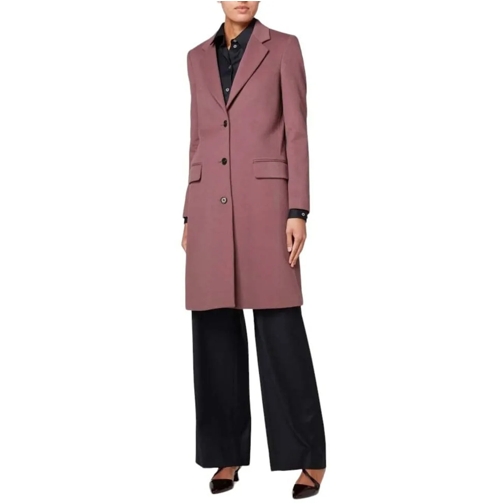 Paul Smith Veste de transition Manteau droit laine cachemire Bois de Rose W1R 271 mehrfarbig