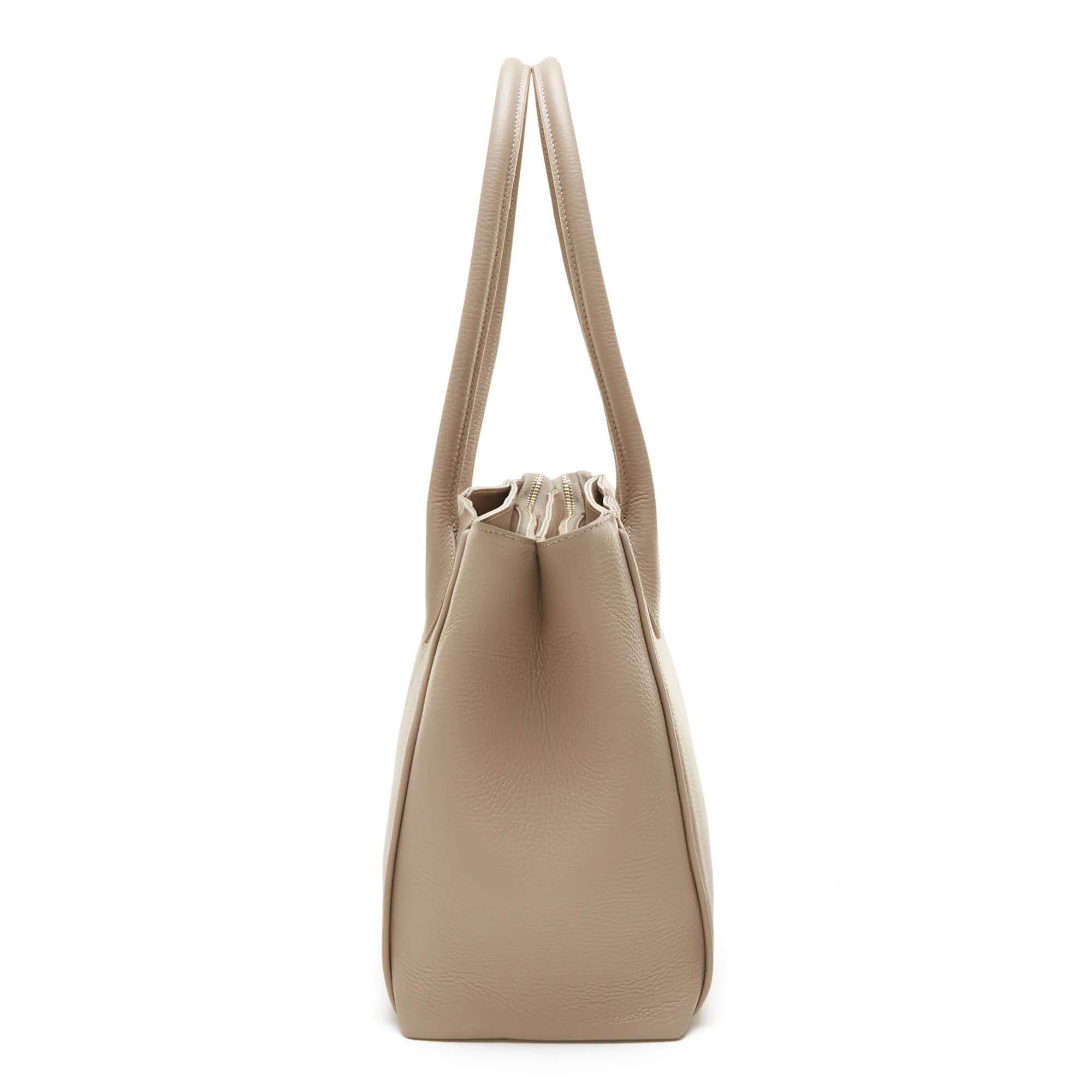 Thumbnail - Isabel Bernard Aktentaschen - Honoré Cloe Taupe Calfskin Leather Handbag - Gr. unisize - in Taupe - für Damen