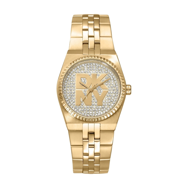 DKNY Quarzuhr Quarzuhr Logo Watch gold