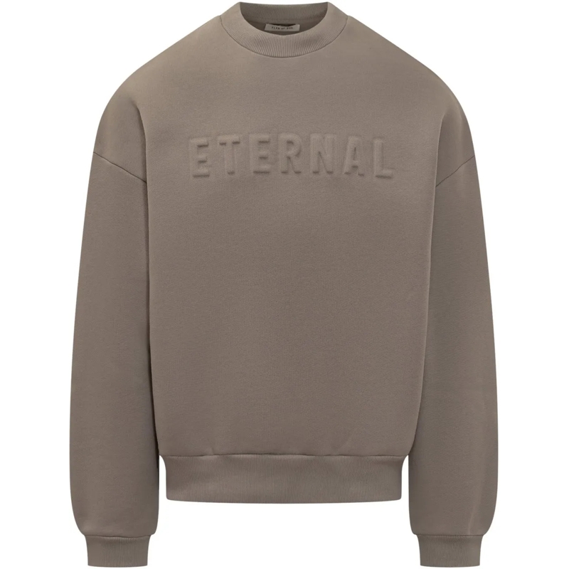 FEAR OF GOD  ETERNAL CREWNECK taupe