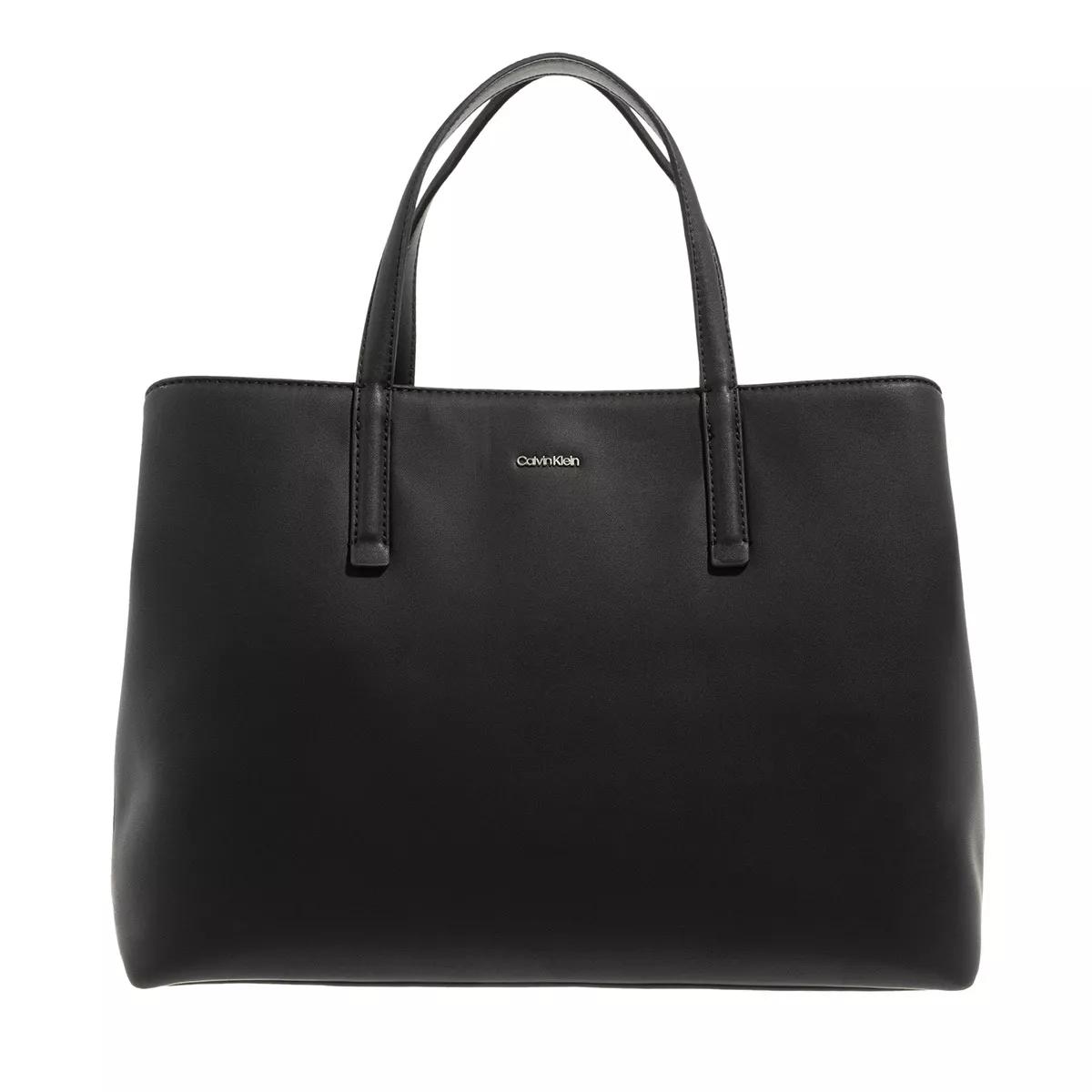 Calvin klein outlet black tote bag