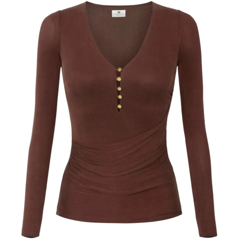 Elisabetta Franchi  Sweaters Coffee braun