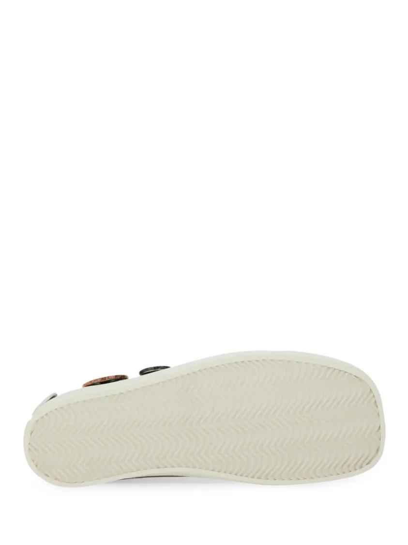 Thumbnail - Moschino Low-Top Sneaker - Black Leather Sneakers With Playful Pins - Gr. 36 (EU) - in Schwarz - für Damen
