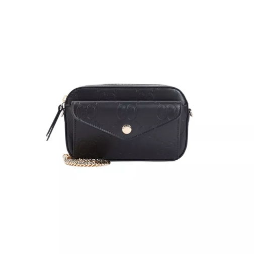 Gucci Schoudertas Gg Leather Mini Bag Black