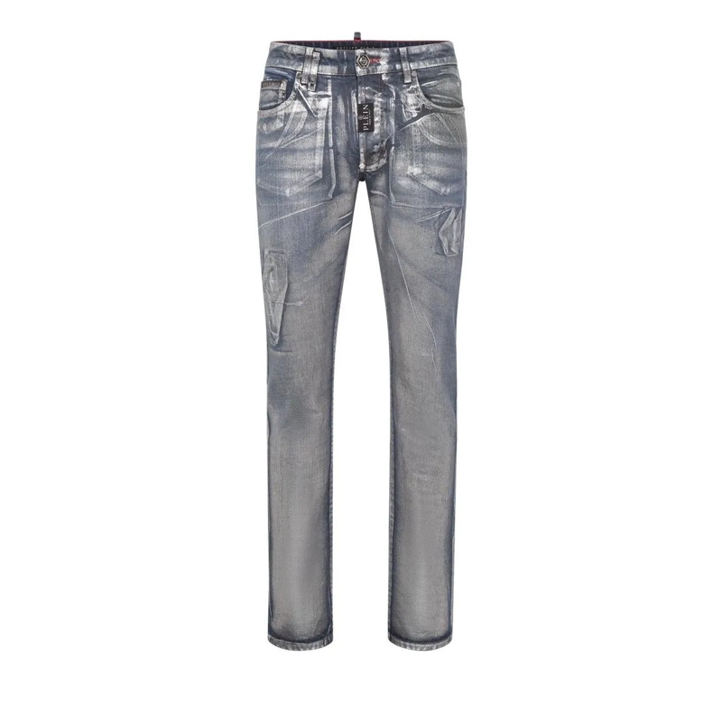 Philipp Plein Jeans Jeans Regular Fit blau