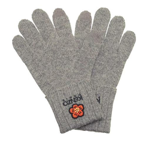 Kenzo Short Gloves Pearl Grey Handschoen