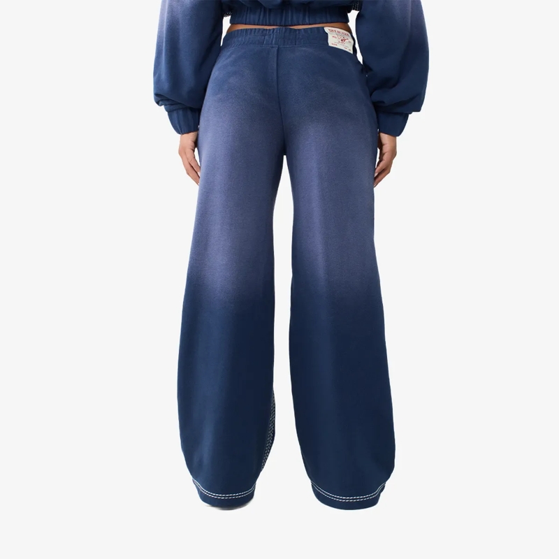 True Religion Jogginghose Sweatpant- Jogginghose- Niedrigen Bund- Gerade blau(Image 4)