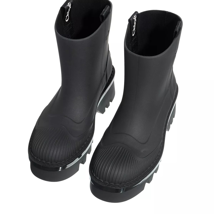 Rain boots short black best sale