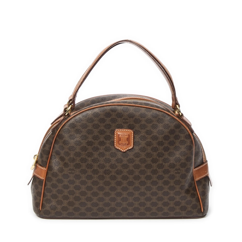 Celine Crossbody Bag Dome Top Handle braun