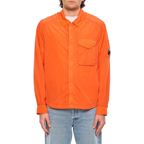 CP Company Übergangsjacke Chrome-R Full Zip Overshirt Orange