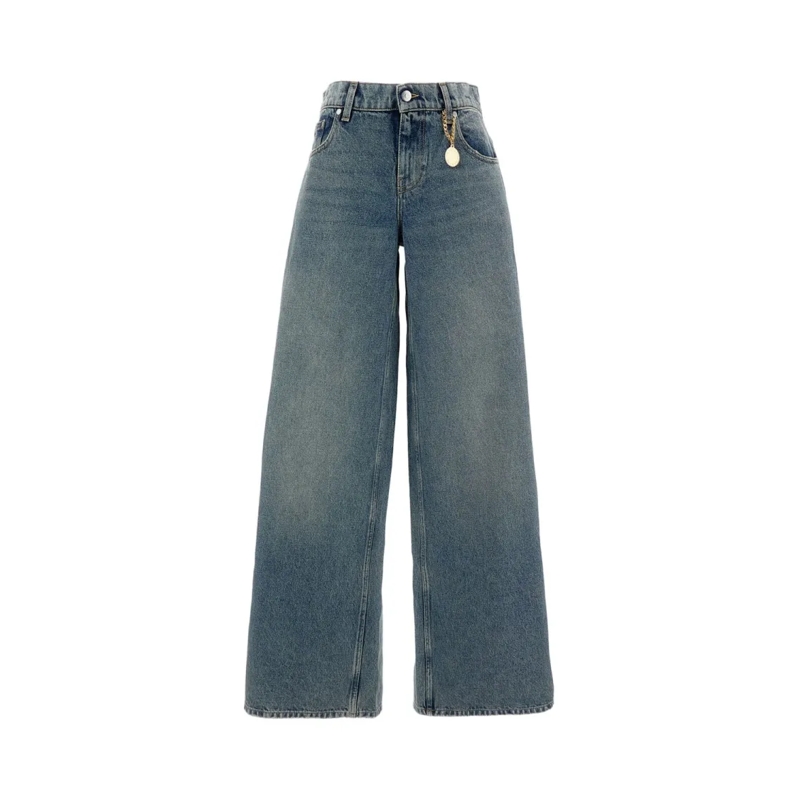 Stella McCartney Jeans Wide Leg Jeans Neutrals