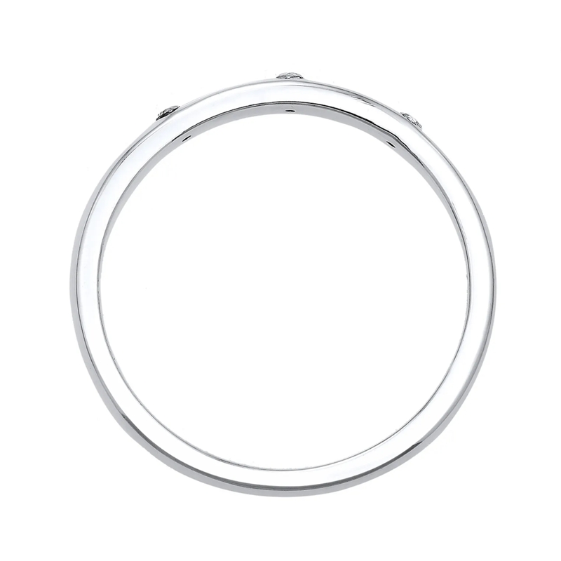 Elli Diamantring Ring Bandring Diamant (0.045 ct) 925 Sterling Silb silber(Image 3)