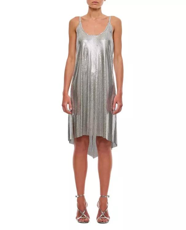 Paco Rabanne - Sparkle Dress - Größe 38 - dark gray